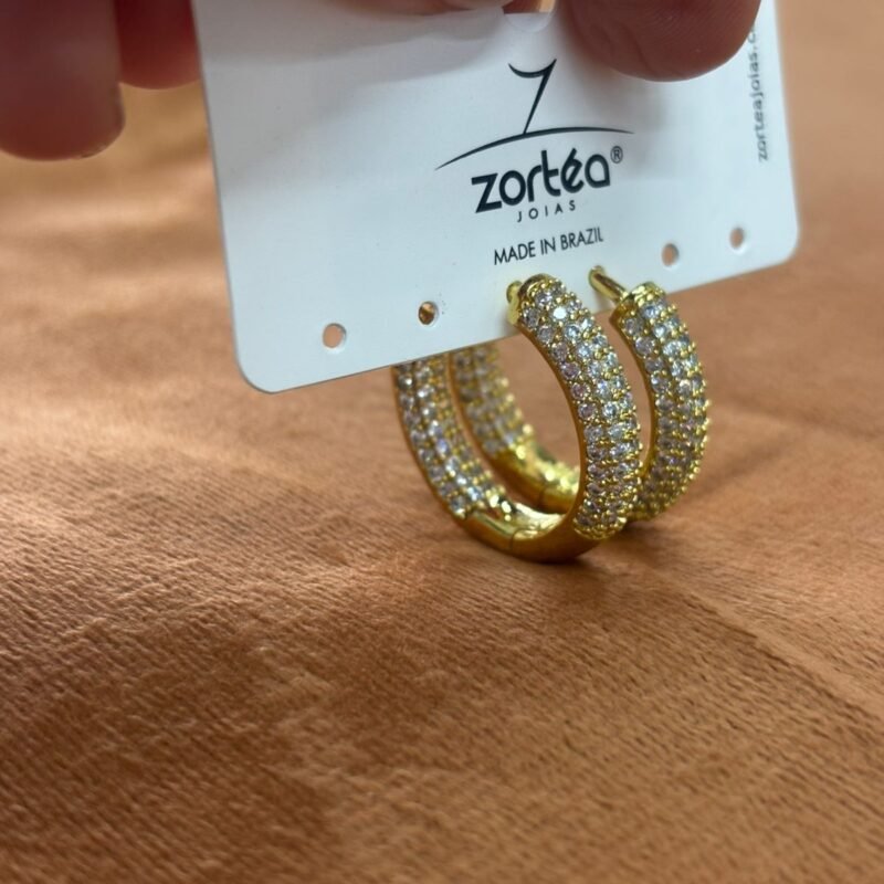 Argola sofisticada